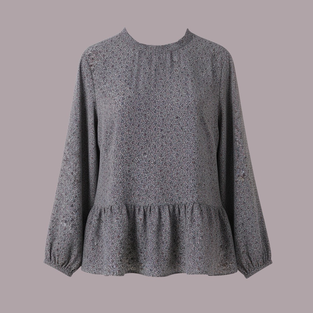 LOFT Plus Babydoll Top - Picture 1 of 4